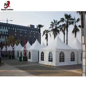 Small round white padoga fancy permanent party wedding tent from manufactures