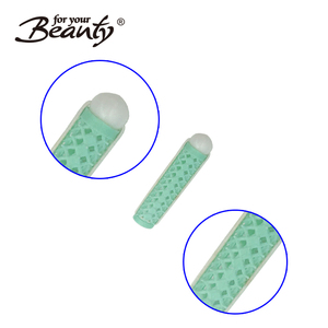 Groothandel fabriek plastic bal haar rollen krulspelden met elastische - Product Image 4