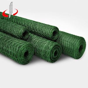Màu Xanh Lá Cây <span class=keywords><strong>Pvc</strong></span> Tráng Gà Lục Giác Dây Lưới - Product Image 6