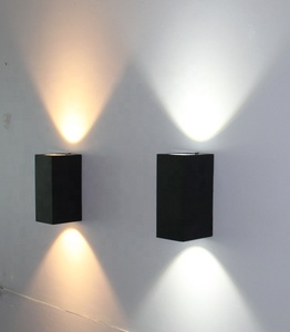 Lámpara de Pared Exterior LED de 10W con Carcasa Cuadrada de Aluminio, IP65, para Montaje en Pared o Techo, Iluminación de Jardín - Product Image 6