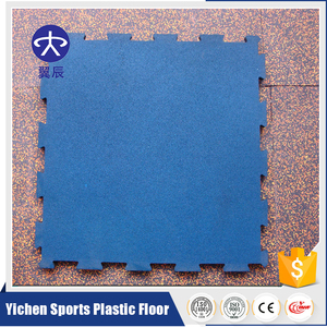 Suelo de goma para gimnasio de 15mm-50mm de grosor, alta densidad, resistente al ruido, precio al por mayor - Product Image 3