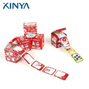 Xinya Productiebedrijf Cartoon Leuke Roll Zelfklevend Etiket Papier Sticker Voor Kids