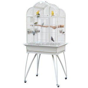 Jaula <span class=keywords><strong>para</strong></span> pájaros pequeña <span class=keywords><strong>de</strong></span> acero GA82620BW-stainless, malla <span class=keywords><strong>de</strong></span> alambre, <span class=keywords><strong>accesorios</strong></span> <span class=keywords><strong>para</strong></span> cría <span class=keywords><strong>de</strong></span> pájaros - Product Image 1