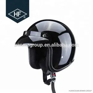 Retro cafe racer ABS material motorcycle helmets with CE&DOT certificate