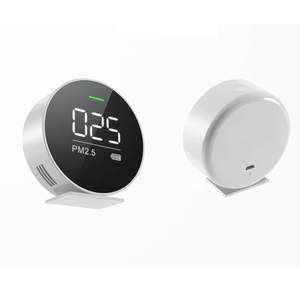 휴대용 블랙 PM2.5 공기 품질 감지기 공기 모니터 - Product Image 4
