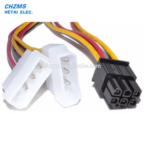 IDE to 6 pin Video Graphic Card Power Cable for EVGA GTX Ti 780, 770, 760, 750 ti