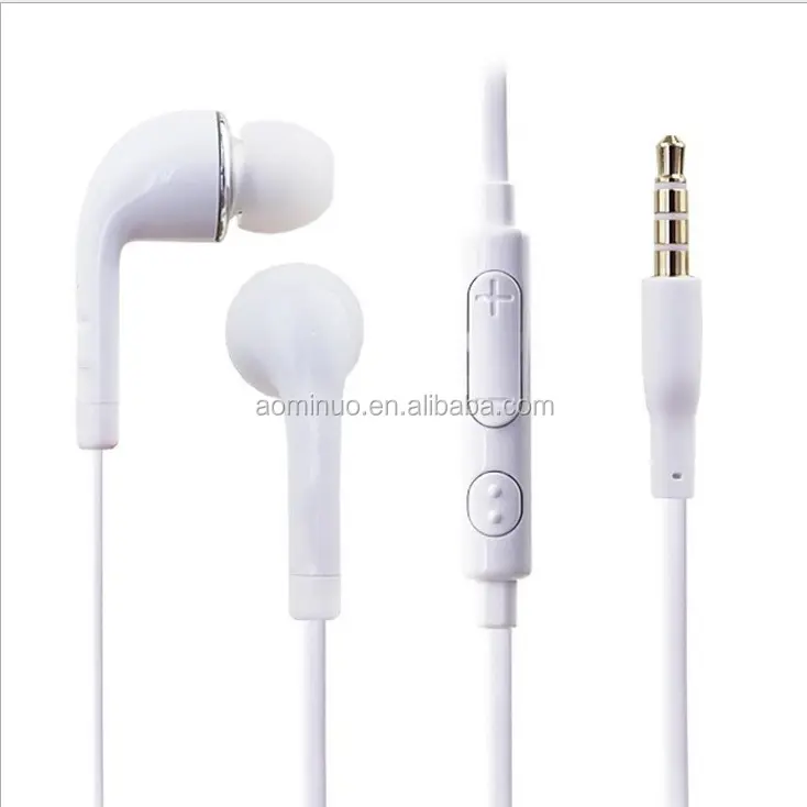 3.5mm Jack Earphone Earbuds Stereo Sport Wired Headphones earphone with Mic for Sony Xiaomi Samsung S3 S4 S6 S8