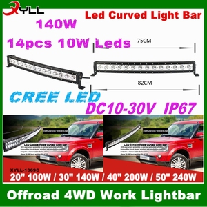 4 x 4 luz <span class=keywords><strong>del</strong></span> punto bares 30 pulgadas de una sola fila led curva de trabajo barra, campo a través <span class=keywords><strong>del</strong></span> led conducción barras - Product Image 1