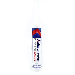 Hengda Kafuter K-5915 White/Black Flame Retardant Silicone Sealant