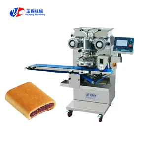 Latest Automatic Fig Newton Two Color Cookie Making Machine