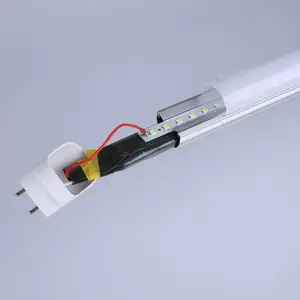 T8 pc en aluminium 120lm/w 4 pieds de rechange pièces emc ROHS 18 w 1200mm LED tube