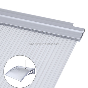 <span class=keywords><strong>Diy</strong></span> Handleiding Polycarbonaat Luifel Roof Top Deur Luifel Voor Zon Regen Onderdak - Product Image 3
