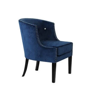 Muebles modernos para sala de estar de Hotel, sofá de salón de lujo, sillón individual de goma y madera, sillón con acento - Product Image 2