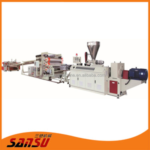 Nuevos productos de tecnología 2016 buen estado de salud para la familia de ingeniería piso de madera línea de extrusión - Product Image 1