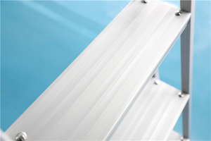 De aluminio de piscina escalera 3 pasos ático de aluminio Marina barco escalera - Product Image 4