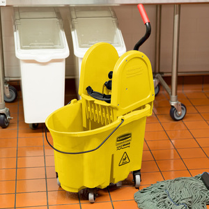 <span class=keywords><strong>Pas</strong></span> <span class=keywords><strong>cher</strong></span> 32L Seau En Plastique Jaune avec Wavebrake - Product Image 6