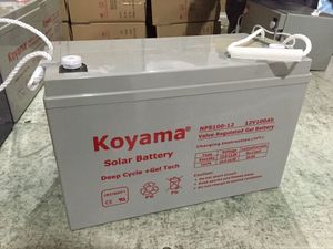 100AH 12V jel akü depolama güneş pilleri derin döngüsü - Product Image 6