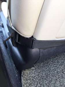 1 में 2 कार पीछे की सीट के साथ जाल बाधा और जाल भंडारण वाहक लोचदार बैंड तय या बकसुआ तय अलगाव शुद्ध - Product Image 5