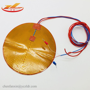 200x200 मिमी 12v 3 डी प्रिंटर पॉलीमाइड फिल्म हीटर लचीला गर्म पैड