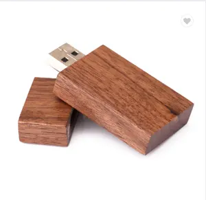 Free sample Bulk wood usb flash drive ,lase / silk Logo Print Swing Custom Wooden USB Flash Drive for wedding gifts