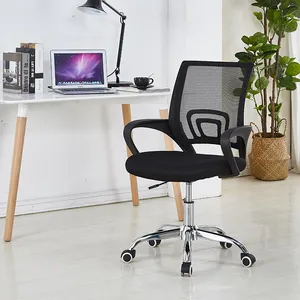 Heißes gemeinsames Aussehen schwarz rollender Executive ergonomischer Workstation Computer drehbarer Bürostuhl für Sitzungssaal