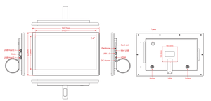 Huion — tablette PC AT14, écran 14 pouces, FULL HD, IPS, Android, RJ45, Wifi, bluetooth, support mural - Product Image 5