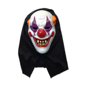 精彩畅销Ama恐怖恶魔恐怖面具万圣节电影角色扮演派对服装小丑面具