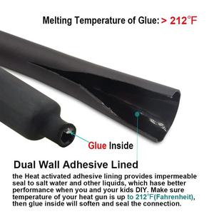 Mohampiscine — tube <span class=keywords><strong>thermorétractable</strong></span> multicolore, à paroi moyenne colorée de haute qualité avec doublure adhésive - Product Image 4
