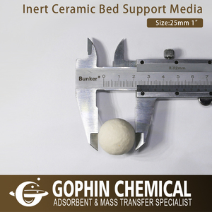 China Proveedor Bola De Cerámica Inerte 25mm Para Soporte de Catalizador de Los Medios de comunicación - Product Image 4