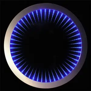 Profession elle LED Infinity Mirror Antike runde Wand spiegel Funky Badezimmers piegel