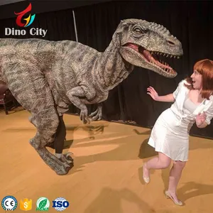 Obral Kostum Dinosaurus Animatronik Realistis Berjalan dengan T-rex