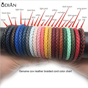 Odian Bijoux Offre Spéciale Rond Tressé forme Véritable En Cuir Corde Chaîne Cordon Pour Collier Bracelet de Bijoux Artisanat Conclusion - Product Image 2