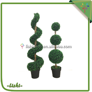 <span class=keywords><strong>Pas</strong></span> <span class=keywords><strong>cher</strong></span> jardin en plastique artificielle de <span class=keywords><strong>buis</strong></span> spirale arbre, artificielle Vert <span class=keywords><strong>Buis</strong></span> pour la décoration - Product Image 5