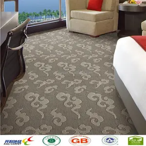 Utiliza hotel habitación alfombra copetuda en stock