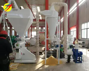 Poultry Feed Mill Plant HKJ-250 Model Poultry Feed Pellet Making Line 1 Ton Chicken Feed Mill Plant Poultry Feed Machine Pakistan