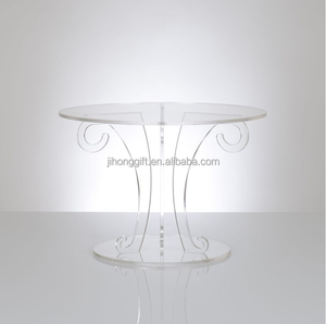 Bán Buôn Rõ Ràng Acrylic Trụ Cột Scroll Bánh Cưới Đứng - Product Image 5