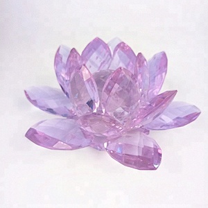 Giá rẻ Pha Lê K9 Thủy Tinh Màu Tím Sen Cắt Cho Bàn Đám Cưới Trang Trí Hoặc Trang Trí Nội Thất - Product Image 1