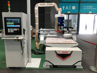 HOLZH Máquina Router CNC para Trabajos en Madera con Almacenamiento de Herramientas ATC, Procesamiento de Anidamiento, Perforación, Taladrado y Corte