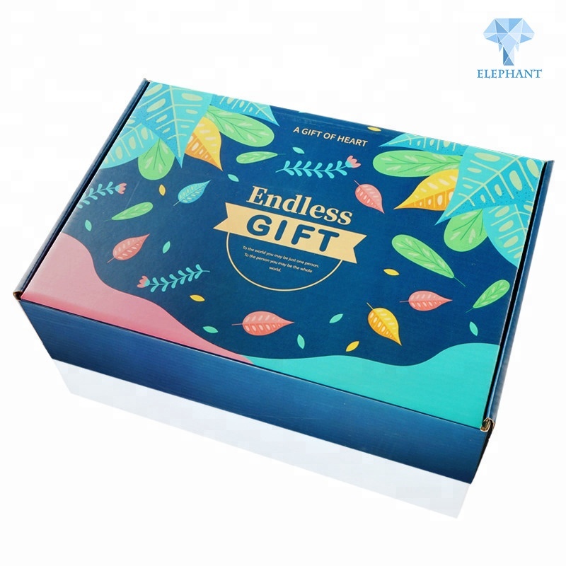 Wholesale custom printed unique small corrugated packing shipping mailer box