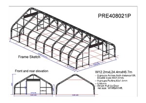 في الهواء الطلق الصناعية PVC النسيج خيمة تخزين متعدد الاستخدامات مأوى - Product Image 6