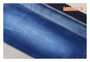 Tela vaquera elástica de algodón y poliéster para jeans/Vestido/falda, 62/63 ", 9,4 oz, t400