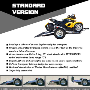 <span class=keywords><strong>Remolques</strong></span> de aluminio UTV <span class=keywords><strong>para</strong></span> motocicletas, a la venta, versión estándar - Product Image 3