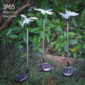 Wasserdichtes <span class=keywords><strong>LED</strong></span>-Garten-<span class=keywords><strong>Solar</strong></span> licht mit Kolibri-Schmetterlings libelle IP65-Schutzart PC-Lampen körper für Landschafts anwendungen - Product Image 4