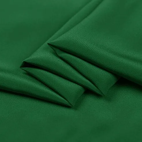 Howmay Tecido Crepe de seda pura 12m/M 45" 114cm 100% Tecido Crepe de seda verde para camisa de vestido
