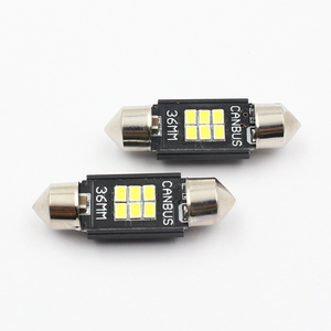 קנבוס פסטון C5W LED כיפת פנים לרכב אור 31 מ""מ 36 מ""מ 39 מ""מ 41 מ""מ C5W 6 SMD 3030 דיור אוטומטי מנורת קריאה מנורת רישיון אורות אחוריים