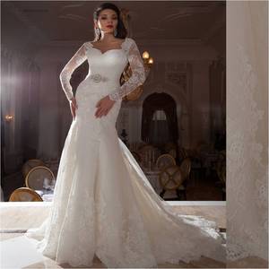 Da donna con motivo a cuore in pizzo applicato su misura lungo formale <span class=keywords><strong>Design</strong></span> da sposa HS261 immagini degli ultimi abiti - Product Image 1
