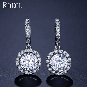 RAKOL EP320 Cubic Zirconia Clip-On <strong>Earrings</strong> Rhodium Plated Trendy Luxury Ear <strong>Cuff</strong> - Product Image 6