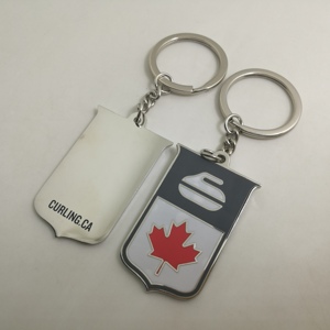Custom Designed Enamel Metal Keychain Promotional Carabiner for Cars & Keys
