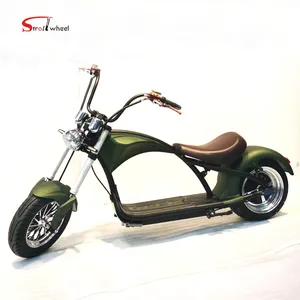 Scooter électrique citycoco 1500w, pneus larges, 30 pouces, entrepôt européen