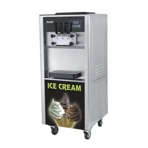 Spelor Oem fabrika zemin ayakta üç lezzet yumuşak dondurma makinesi